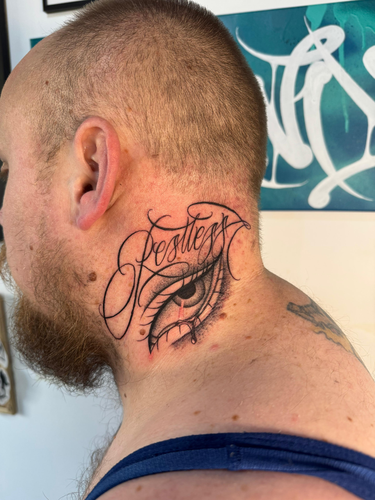 Script 'Forgotten' with realistic eye on neck by Liam