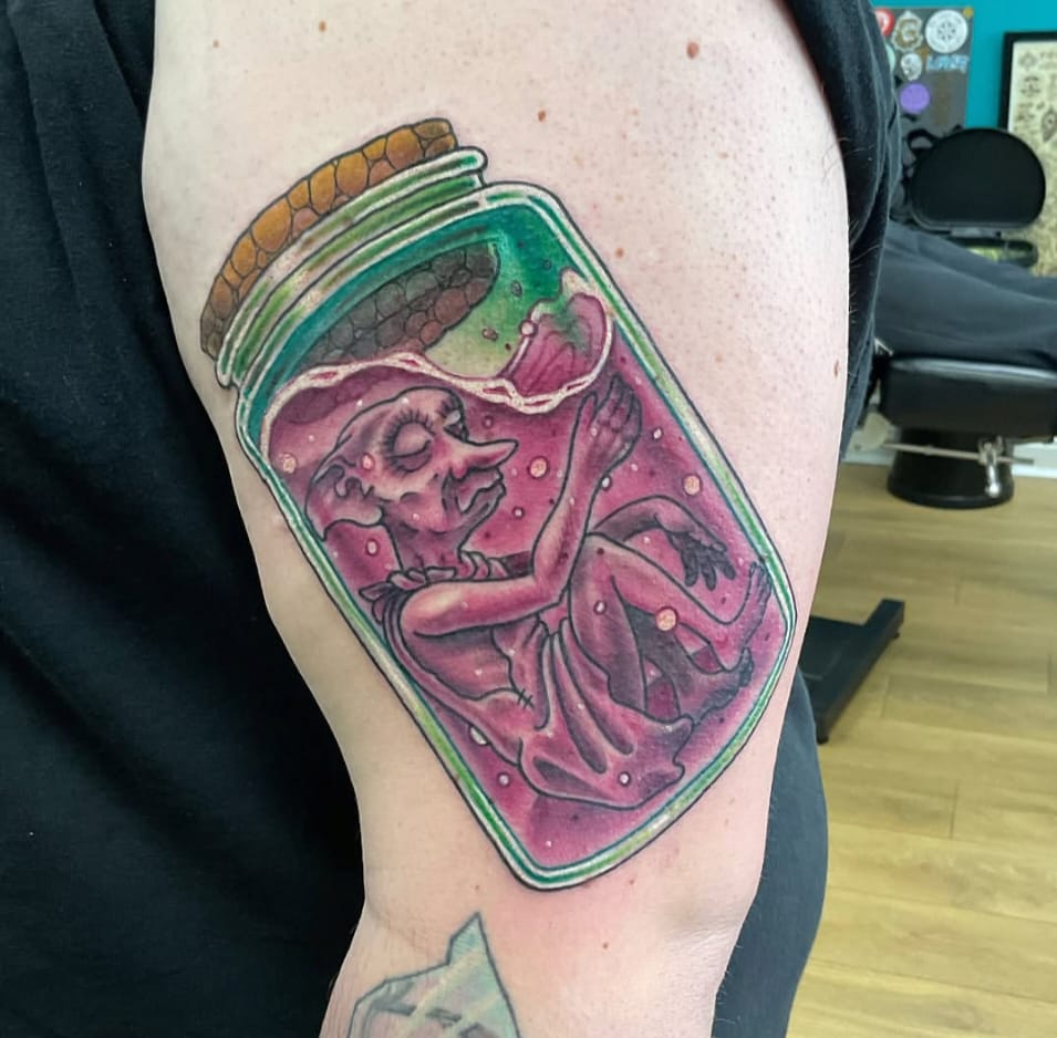 Dobby in a jar colour piece by Sikes